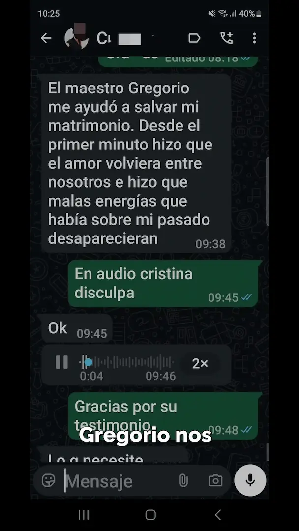 Experiencia de Camila