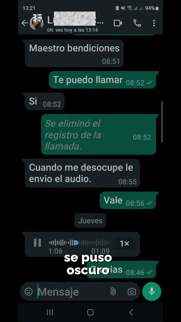 Experiencia de Laura