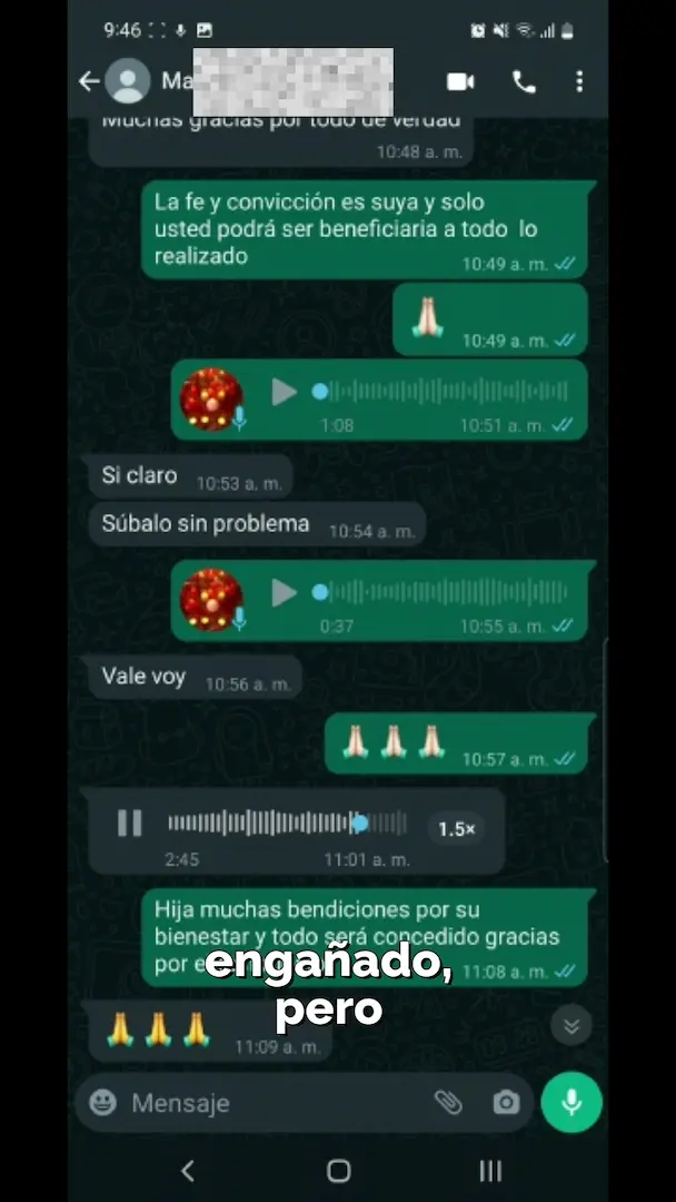 Experiencia de maria